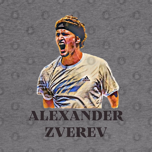 Alexander Zverev by BorodinaAlen